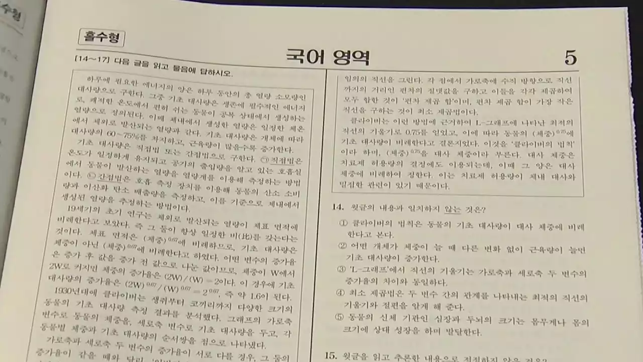 올해 수능 난이도 혼선...사교육 잡을 수 있나?