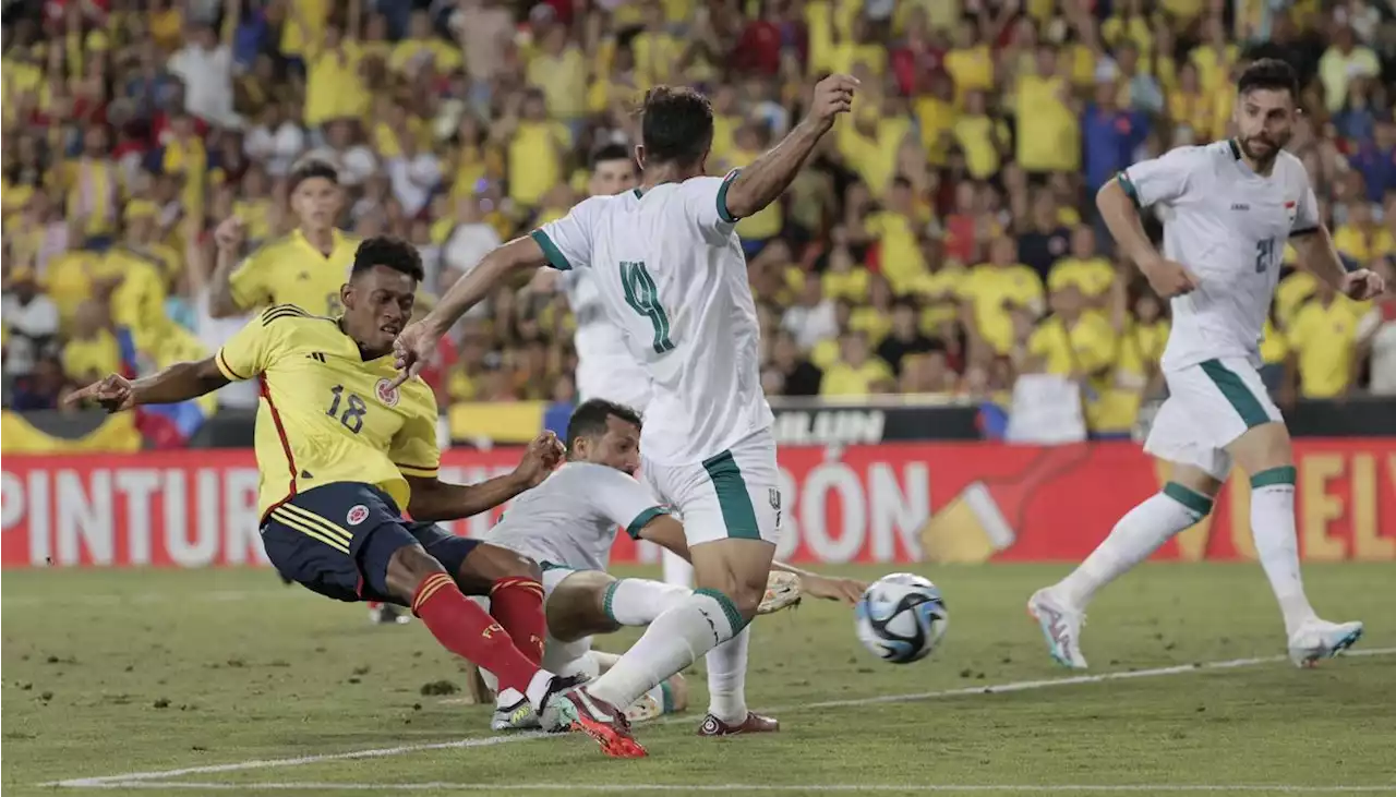 Colombia derrotó 1-0 a Irak y continúa invicta con Néstor Lorenzo