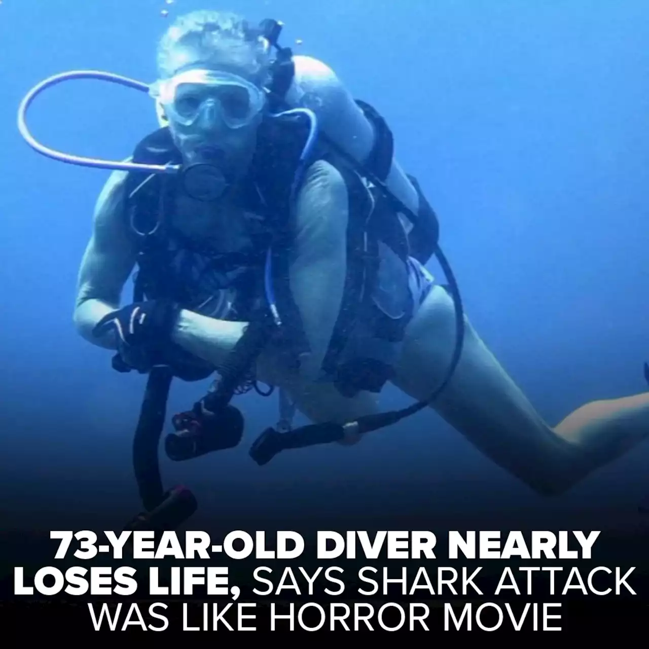 73-year-old diver nearly loses life, says shark attack was like horror movie