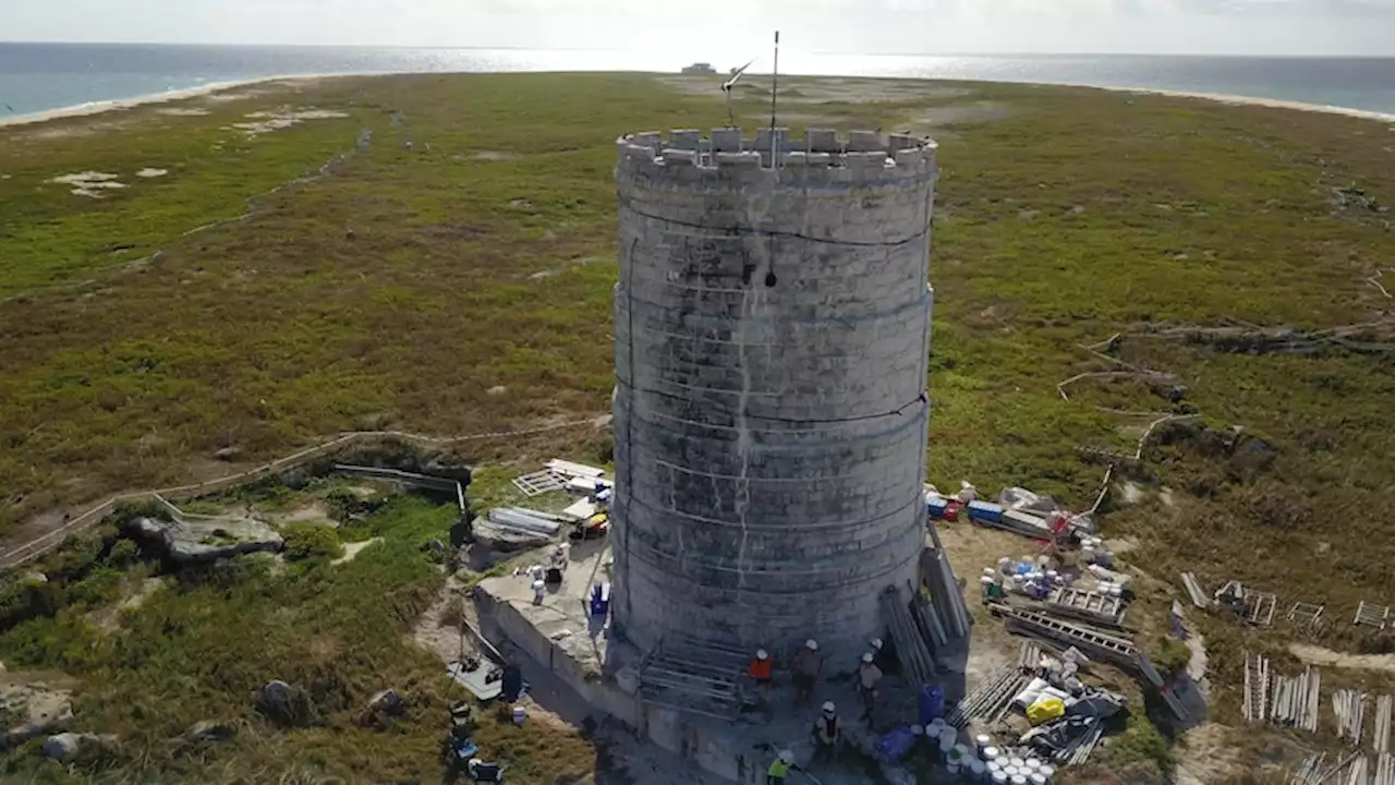 Built by convicts 179 years ago, remote island's stone tower tells an even older story