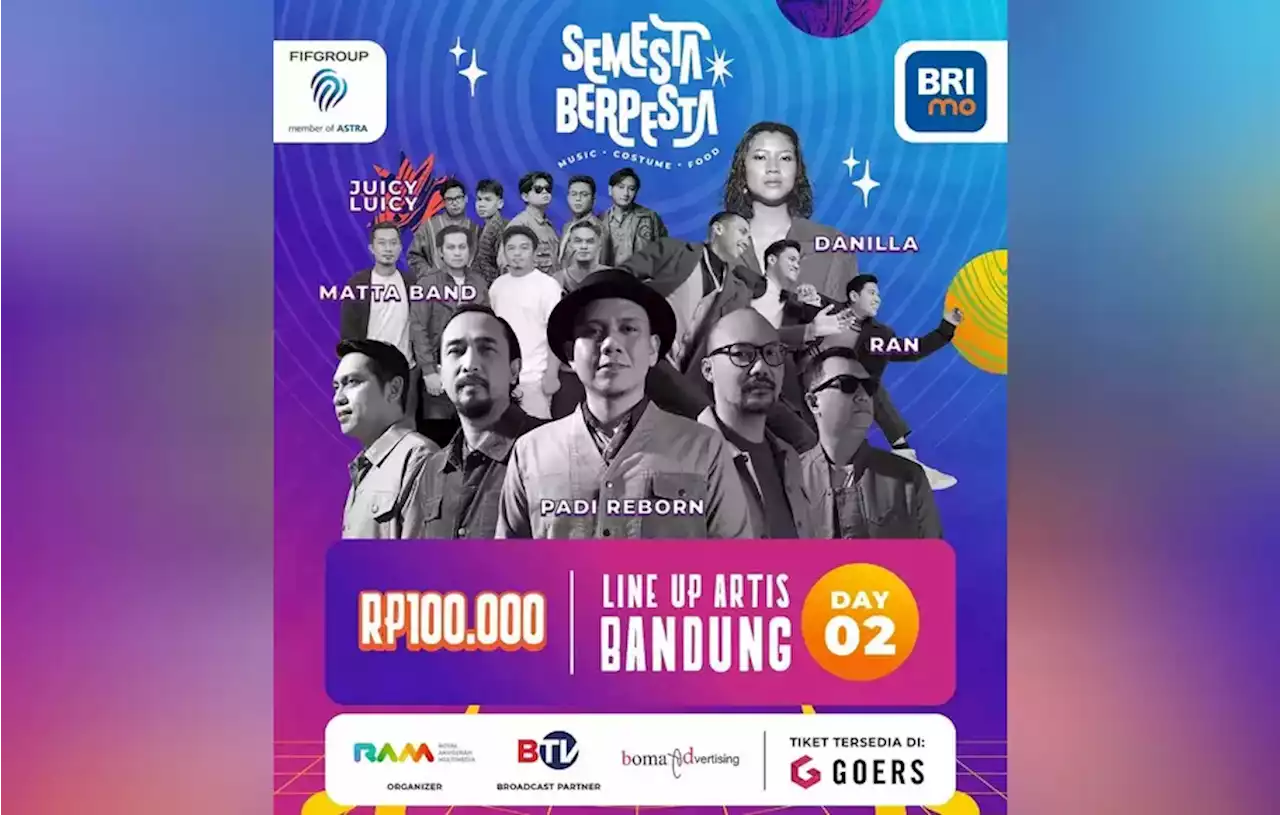 Semesta Berpesta Hari Kedua di Bandung Tetap Heboh! Ini Line Up Musisi yang Tampil