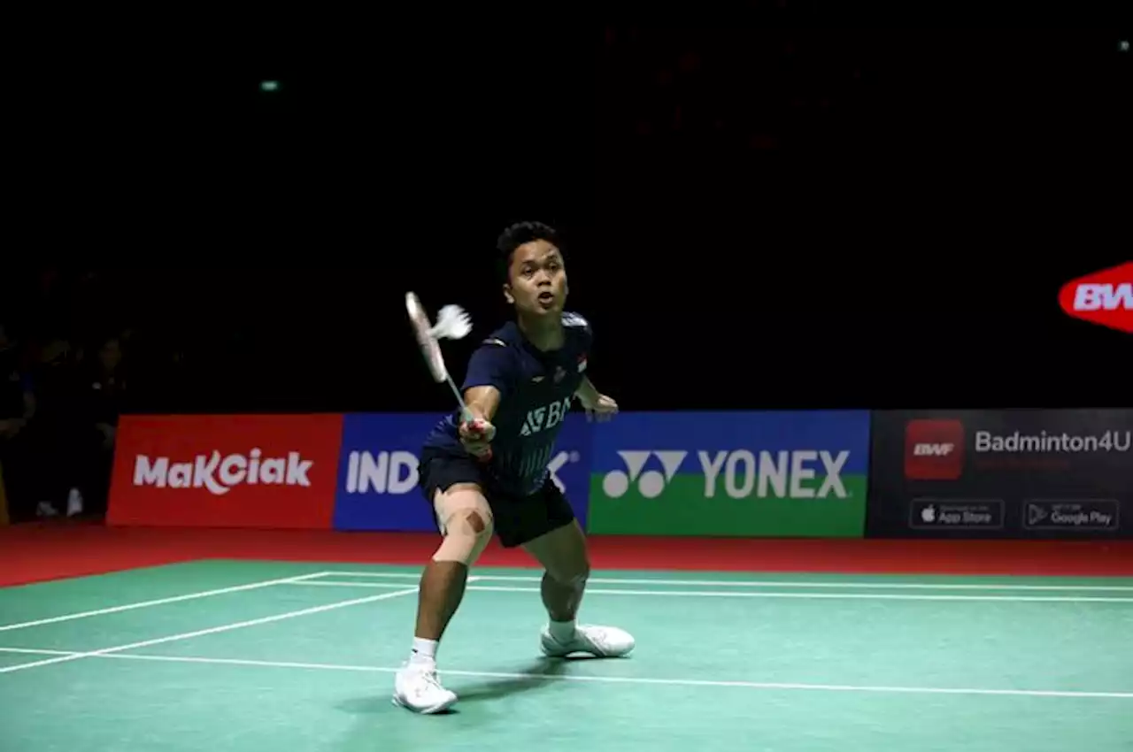 Hasil Final Indonesia Open 2023 - Anthony Ginting Belum Berhasil Kalahkan Axelsen - Bolasport.com