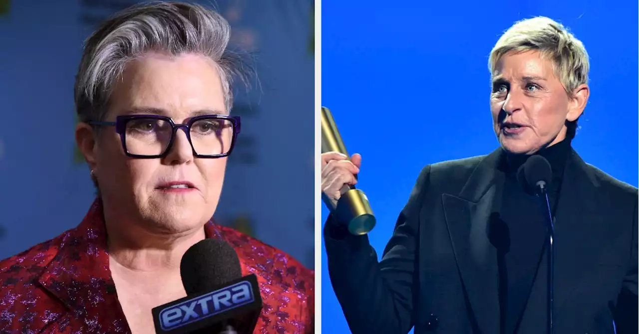 Rosie O'Donnell Opened Up About The 'Weirdness' Between Her And Ellen DeGeneres