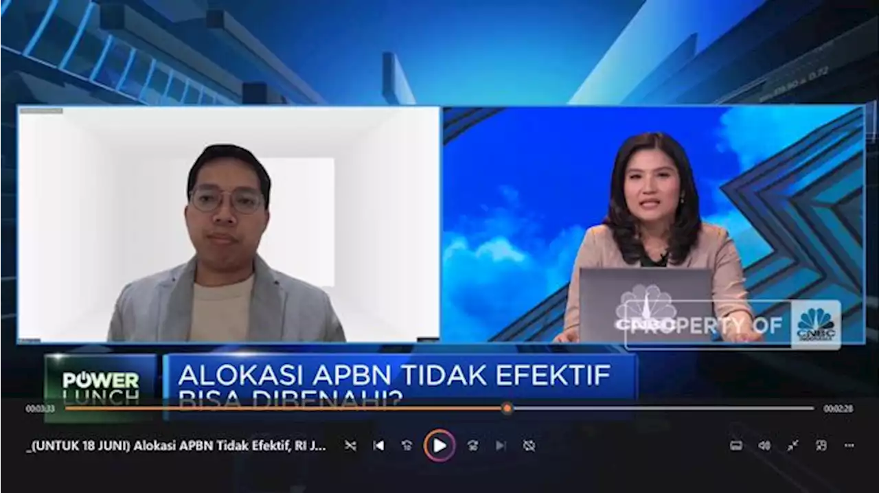 Alokasi APBN Tidak Efektif, RI Jadi Negara Maju Hanya Mimpi?