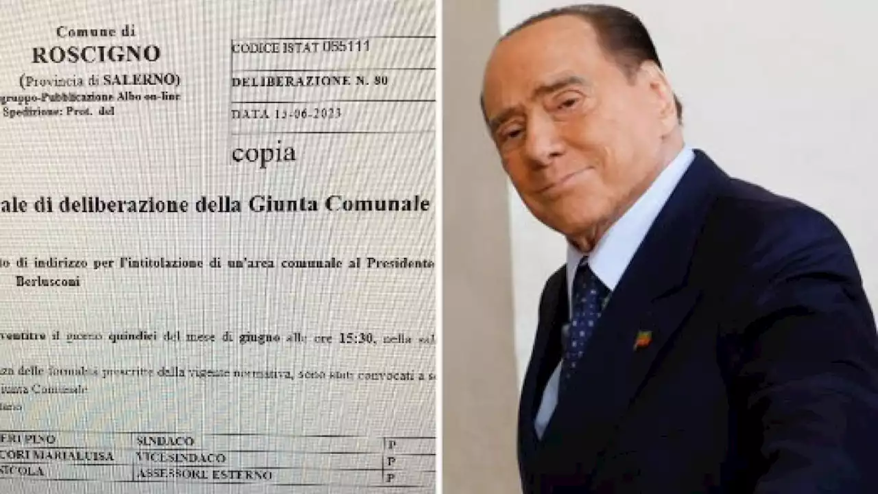 Silvio Berlusconi, il Comune di Roscigno gli intitola un parco verde. E' il primo in Italia