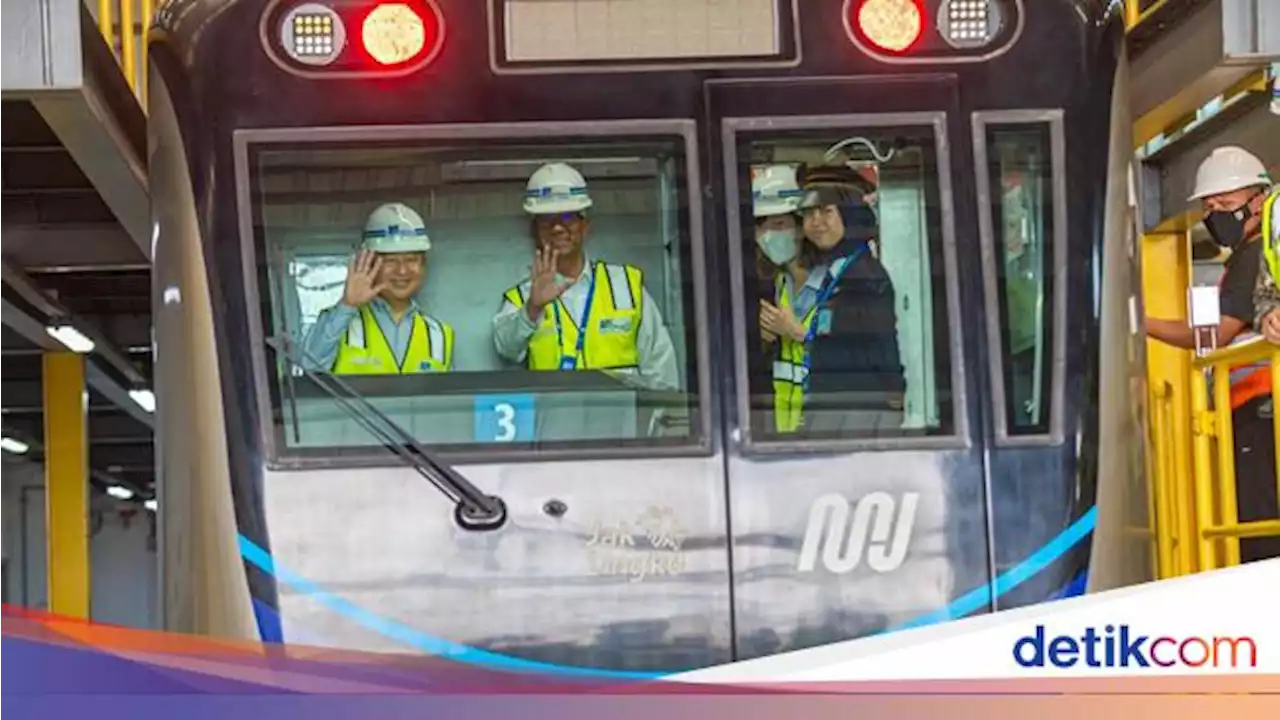 Intip Gaya Kaisar Jepang di Depo MRT Jakarta di Lebak Bulus