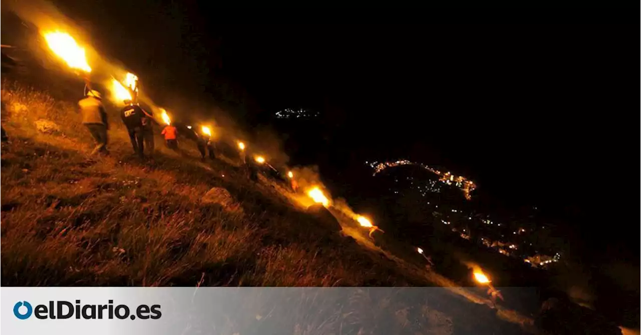 Las Fallas del Pirineo, la noche en que un río de fuego desciende del monte: 'Está en nuestro ADN'