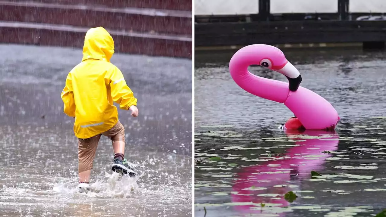 Regnsmockan – när supervärmen drar in