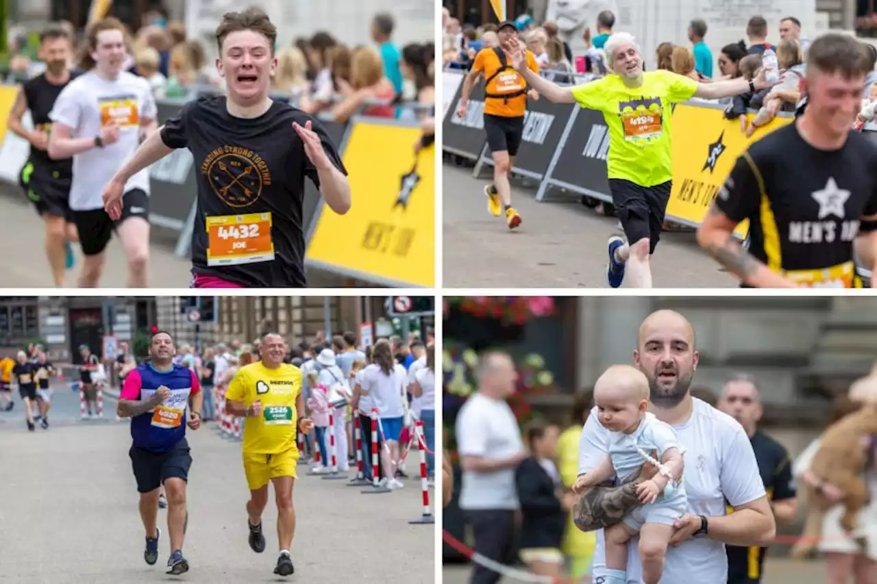 Can you spot yourself? Incredible pictures of the men's 10k in Glasgow