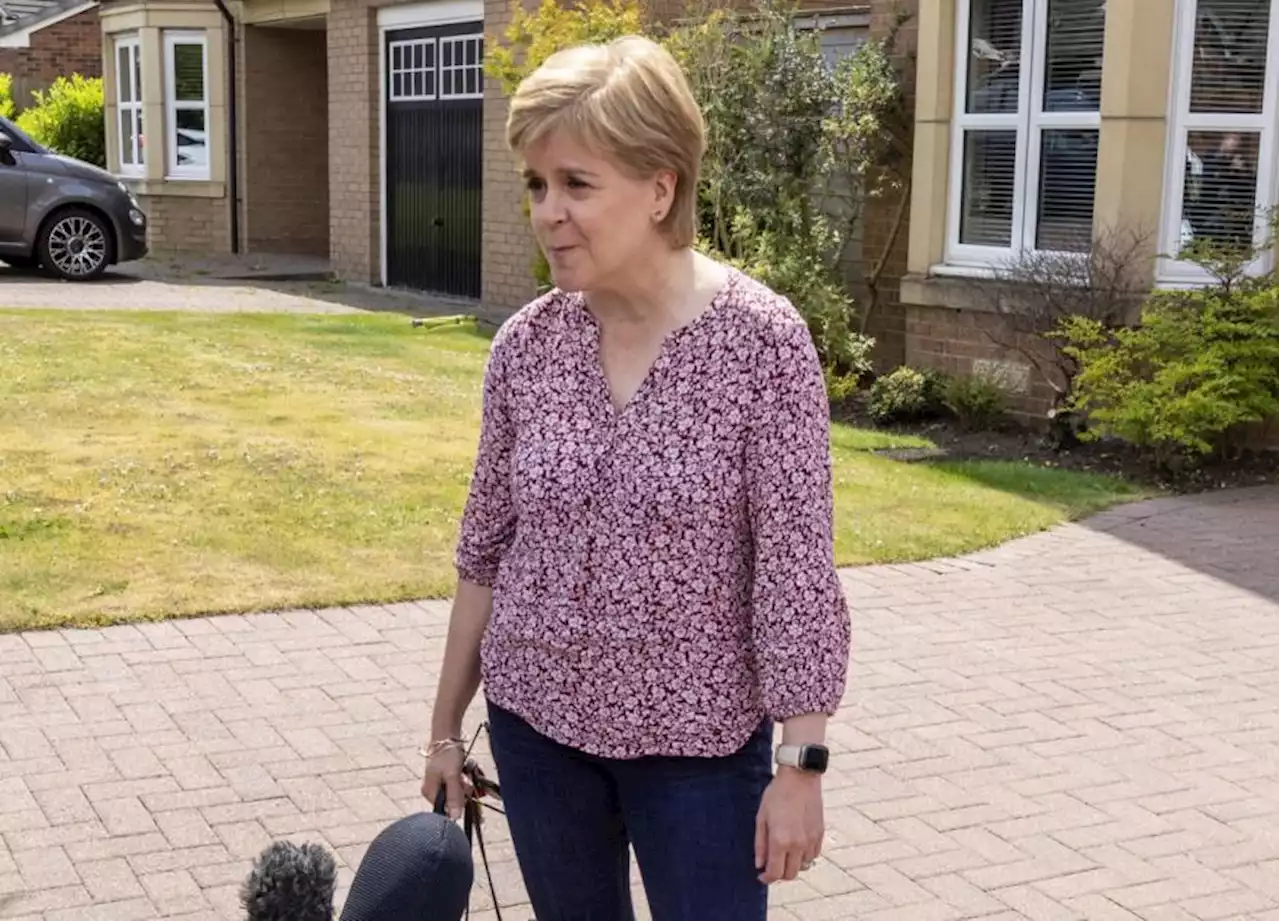 Nicola Sturgeon issues statement outside Glasgow home following arrest