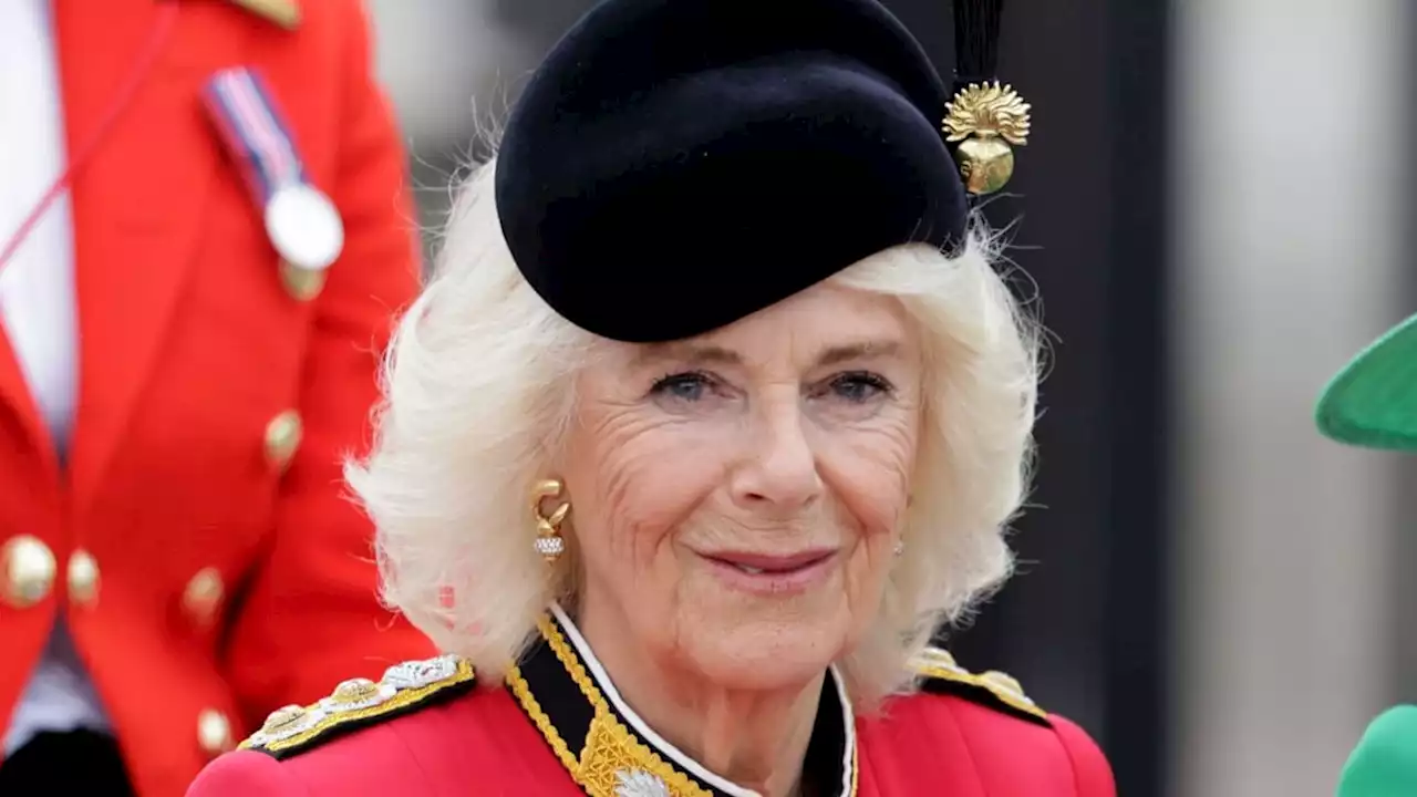 Queen Camilla's silk coat dress at Trooping the Colour has a very special meaning