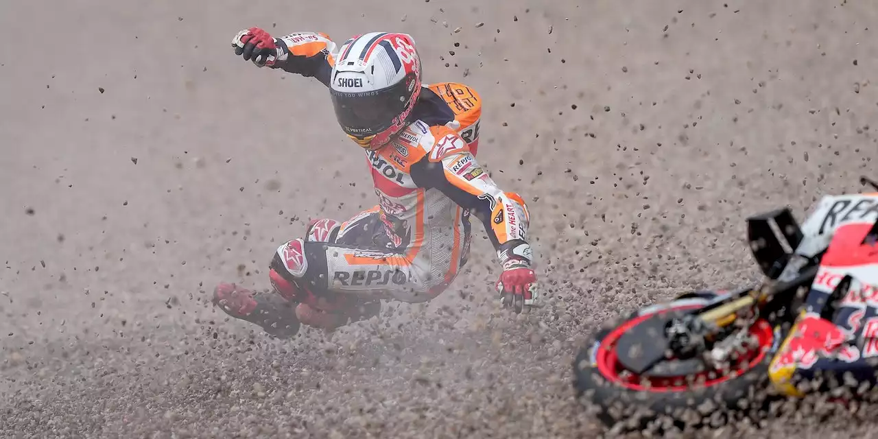 Marquez verletzt sich bei fünftem Sturz in drei Tagen