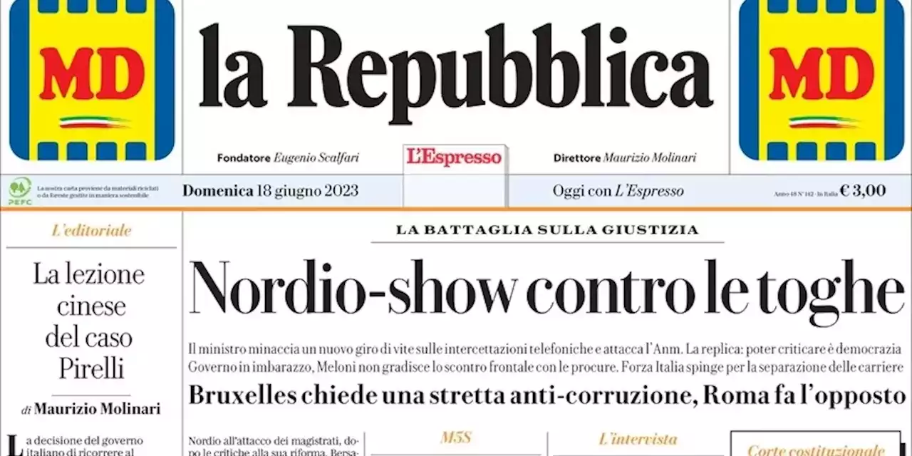 Le prime pagine di oggi - Il Post