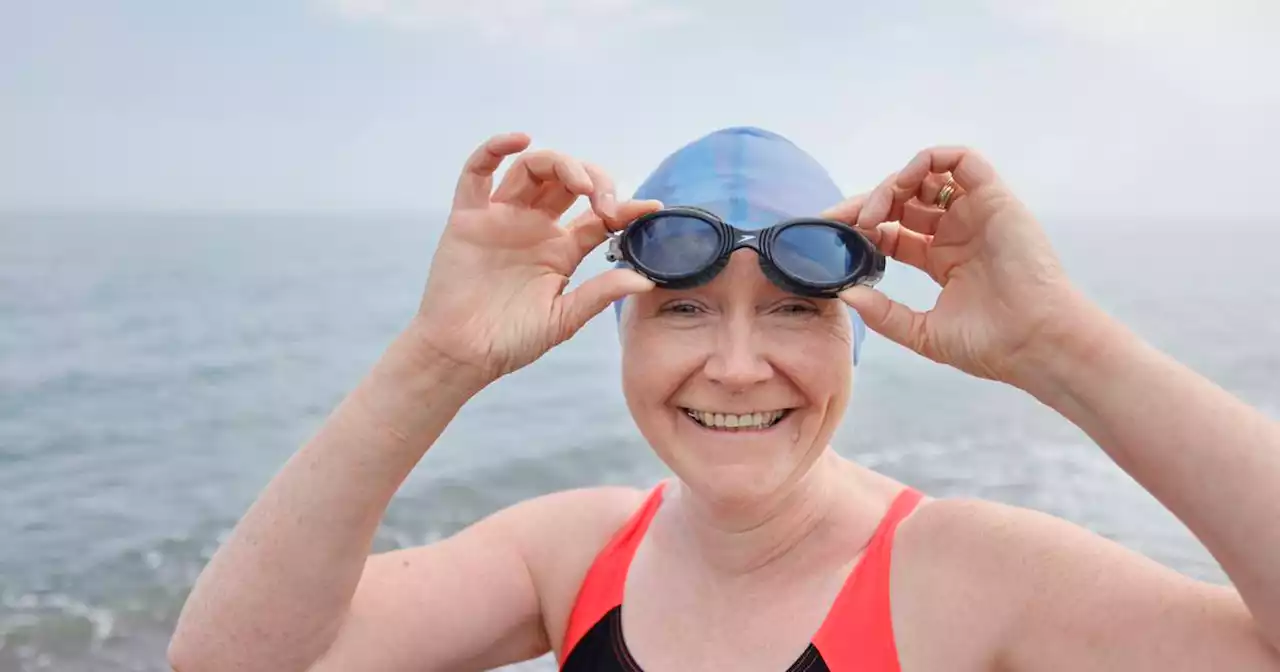 How and why to sea swim: walk in slowly wetting your shoulders, if you like