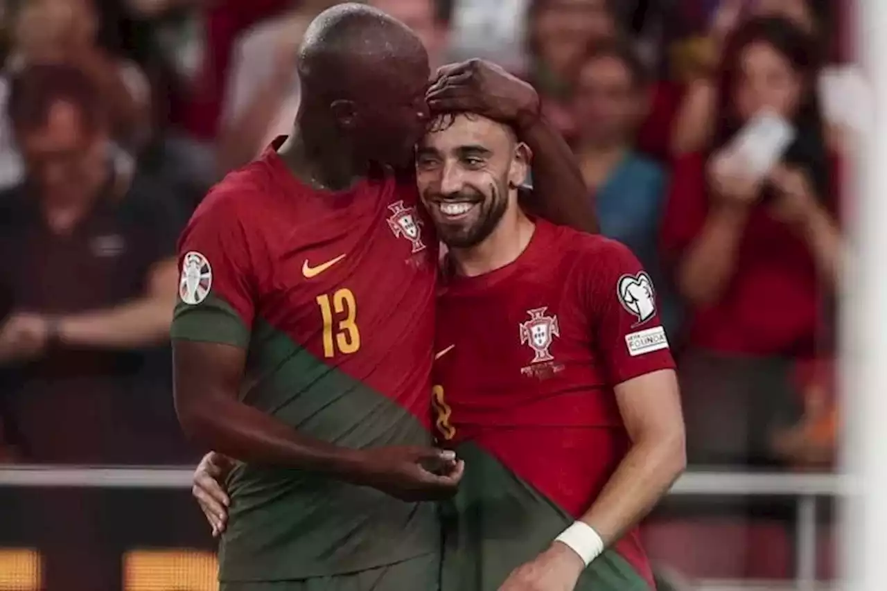 Dua Gol Bruno Fernandes Bawa Portugal Menang 3-0 atas Bosnia - Jawa Pos