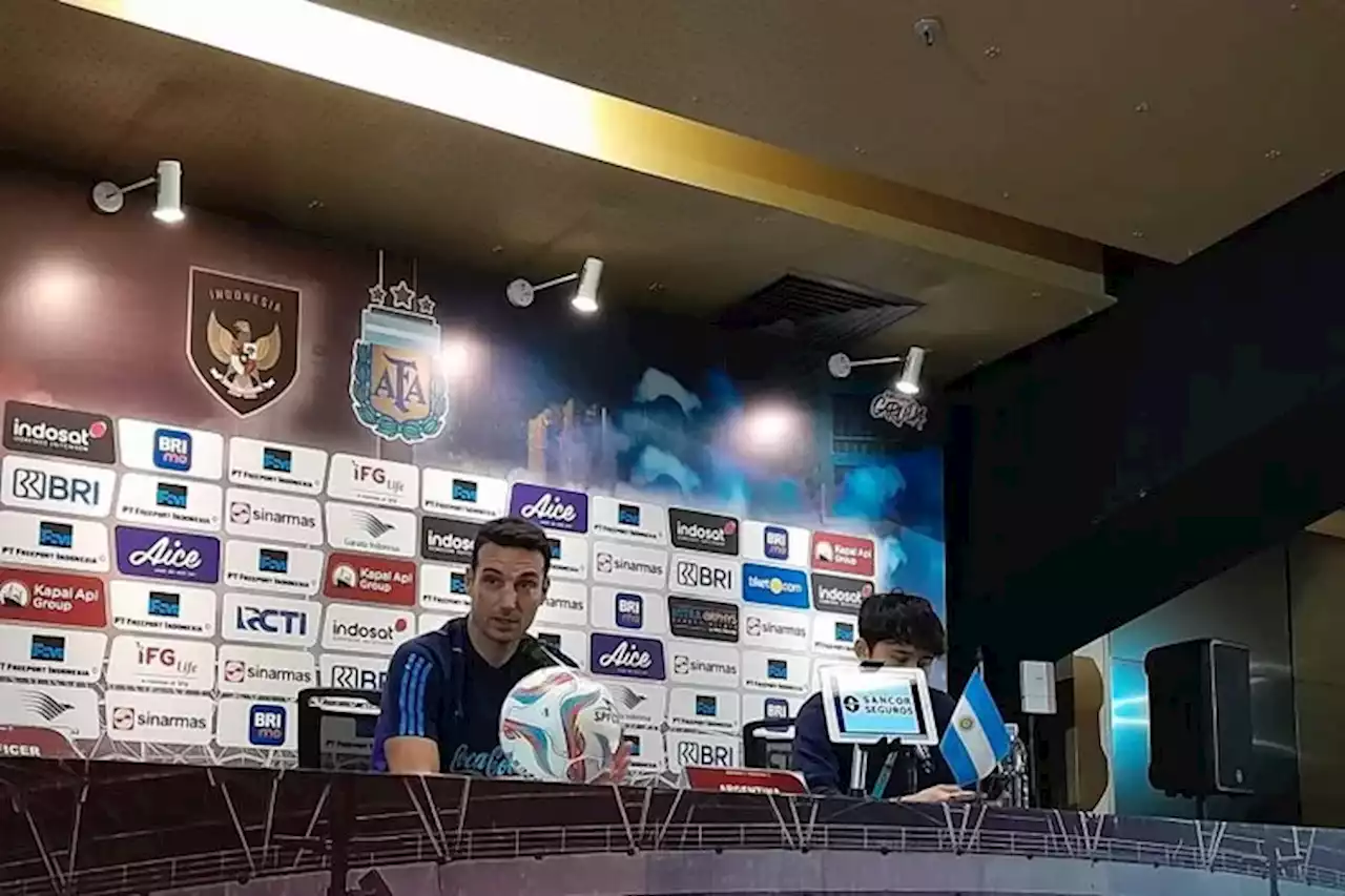 Puji Timnas Indonesia, Lionel Scaloni: Indonesia Tim Bagus, Laga Nanti Tak Mudah Bagi Kami - Jawa Pos