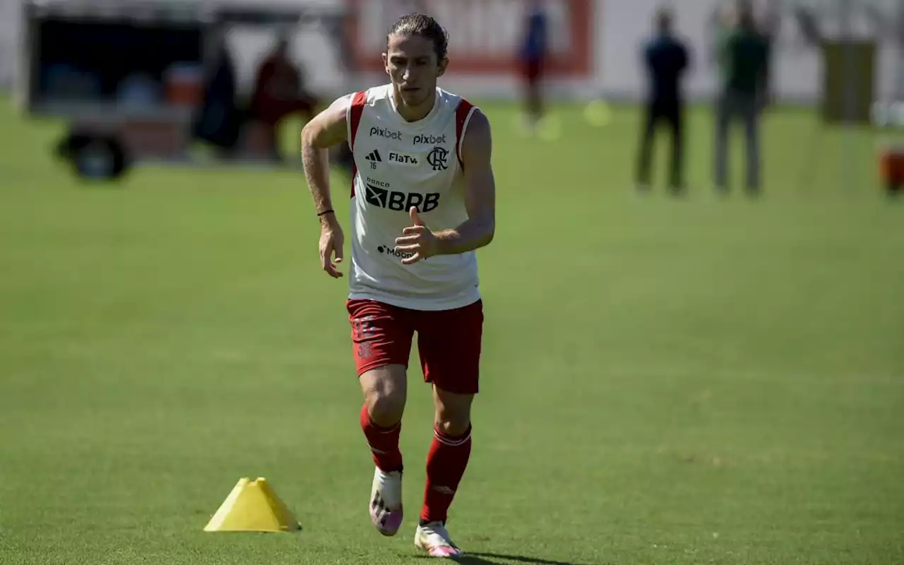 Filipe Luís provoca Gerson em treino do Flamengo: 'Que nem o Vasco' | Flamengo | O Dia