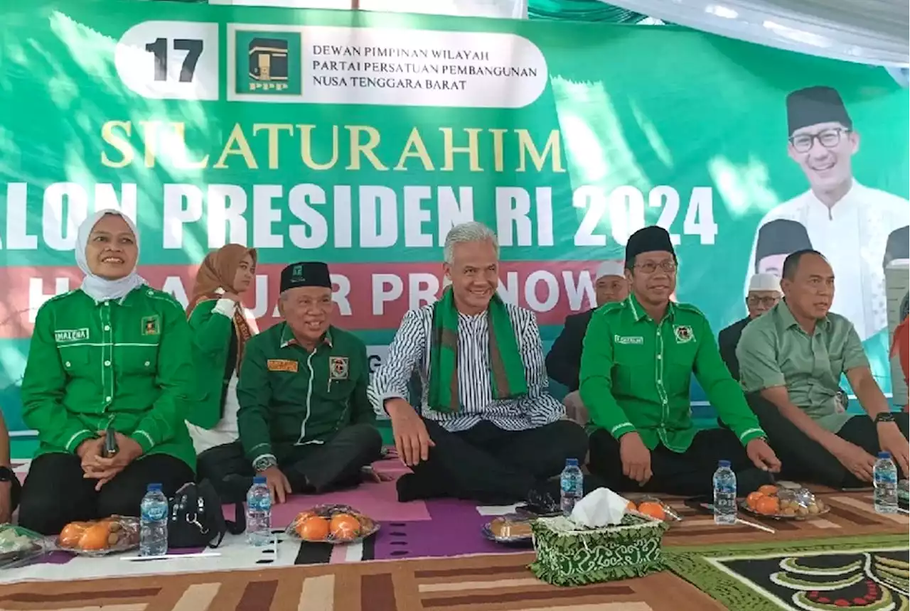 Serban Hijau untuk Ganjar Pranowo dan Optimisme Kader PPP NTB Hadapi Pilpres 2024