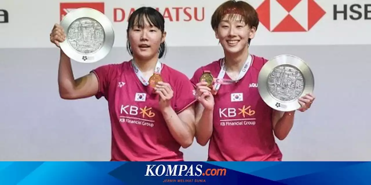 Hasil Final Indonesia Open 2023: Korsel Akhiri Puasa Gelar, Ganda Malaysia Tersungkur di Istora