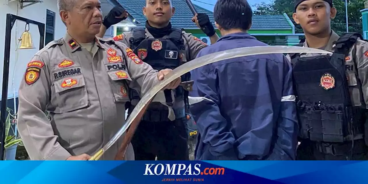 37 Anggota 3 Geng Remaja Bersenjata Tajam di Lampung Ditangkap Saat Hendak Tawuran