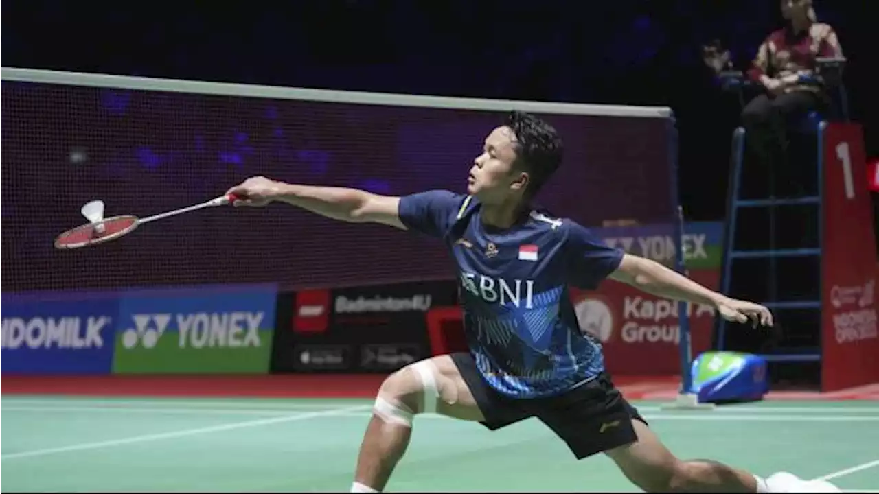 Hanya Jadi Runner-up di Indonesia Open 2023, Ginting Tetap Puas dengan Performanya