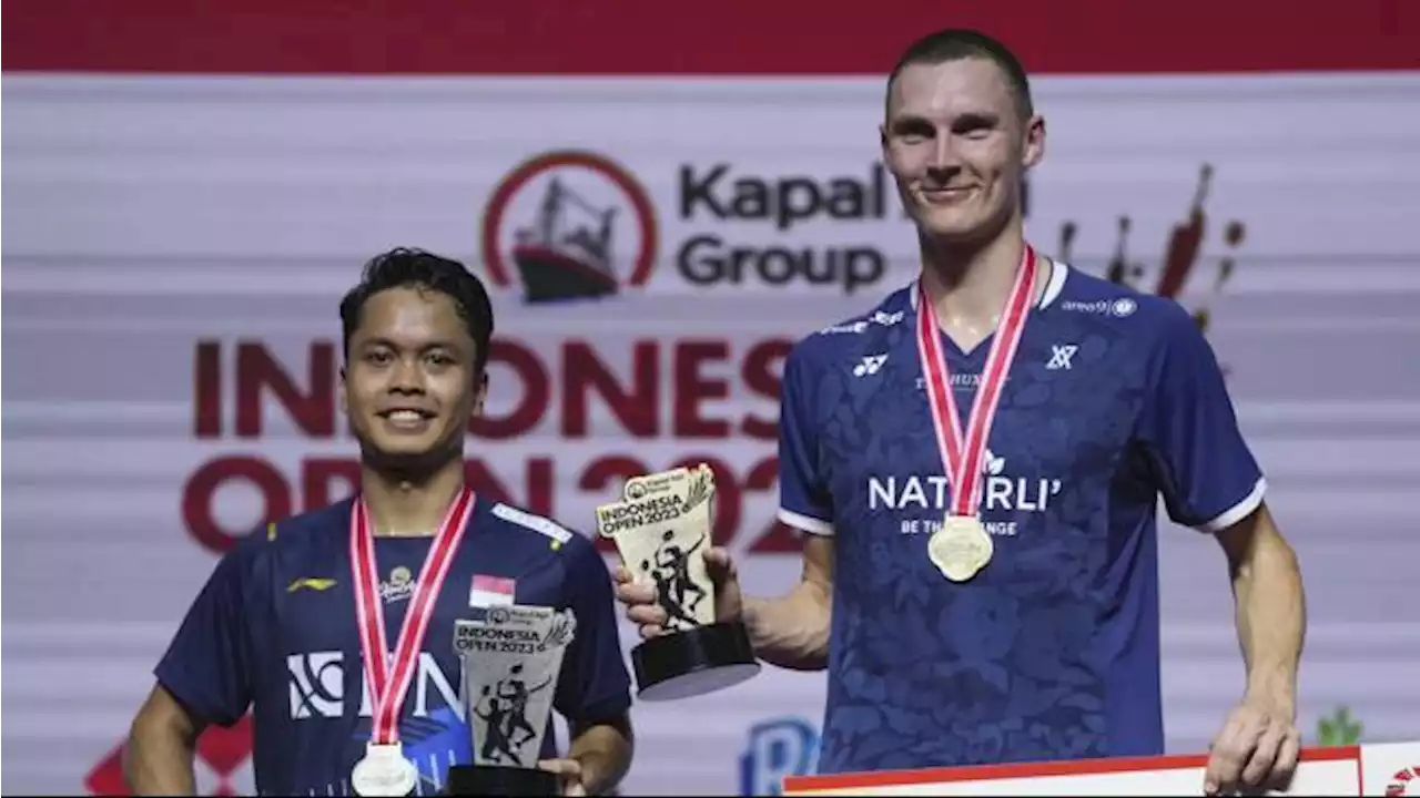 Hasil Indonesia Open 2023: Ginting Gagal Raih Gelar Juara usai Ditundukkan Axelsen di Final