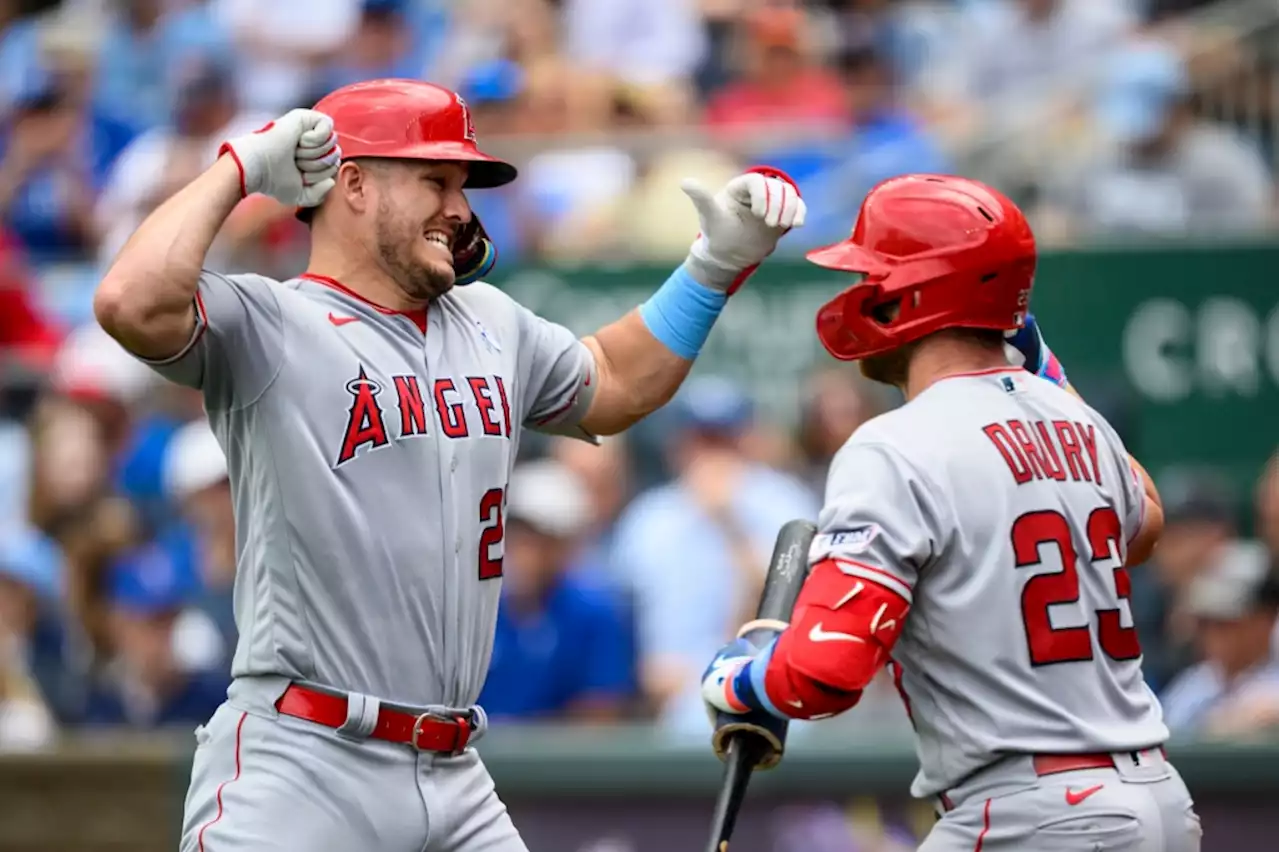 Mike Trout, Shohei Ohtani hit back-to-back homers in Angels’ win