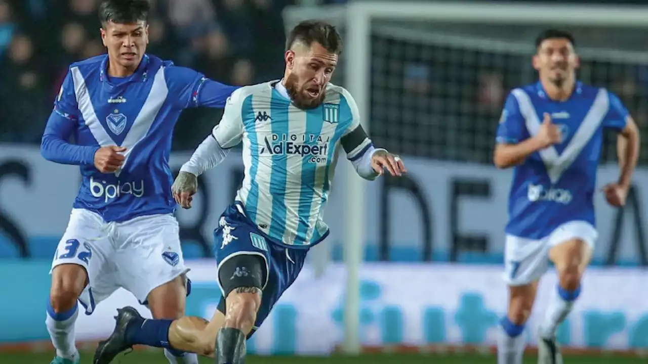 Liga Profesional de Fútbol: Racing venció a un Vélez que se hunde en la tabla