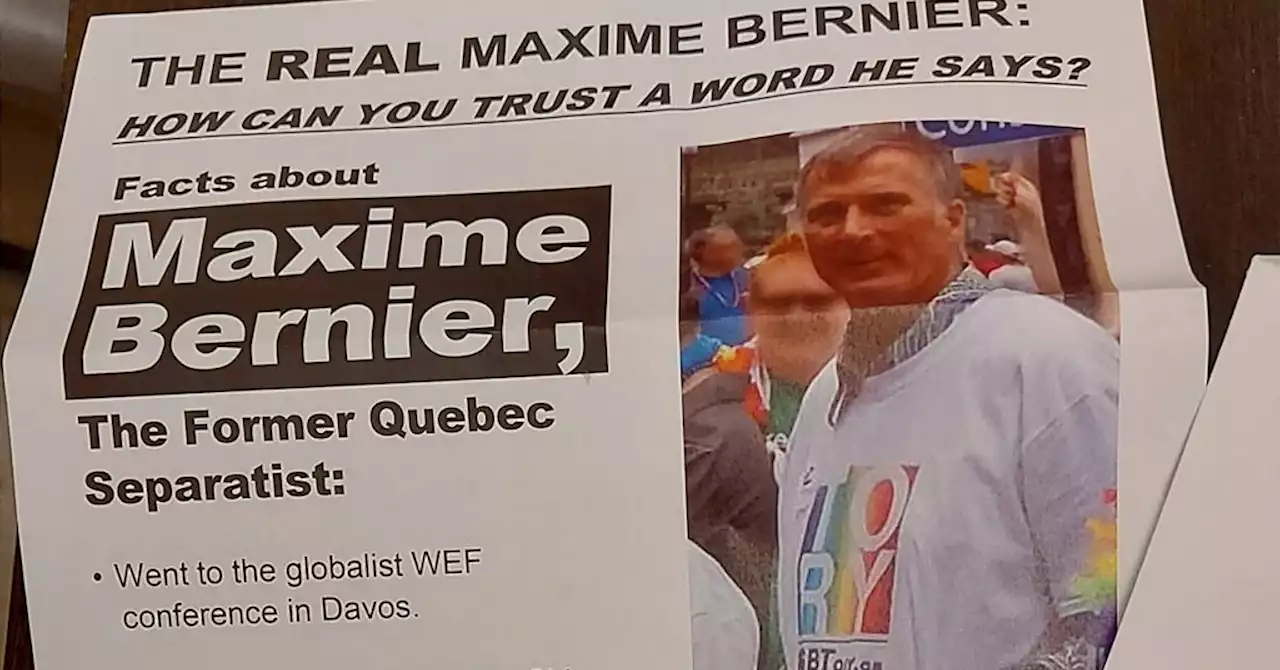 Conservative Party Sent Homophobic Mailings Attacking Maxime Bernier, People’s Party Claims