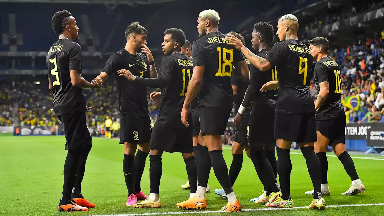 Joelinton absolutely loving it - If Carlsberg did international debuts...