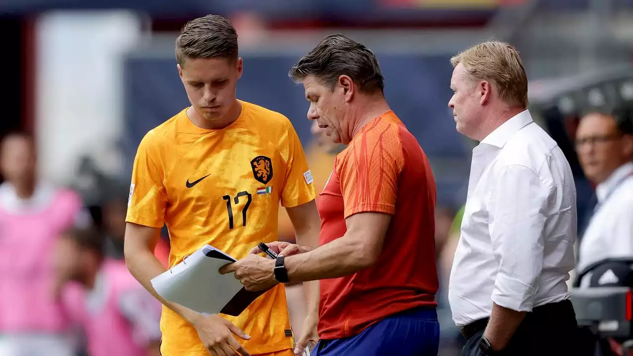 Debutant Veerman enige speler met een lach bij Oranje: 'Het was genieten'