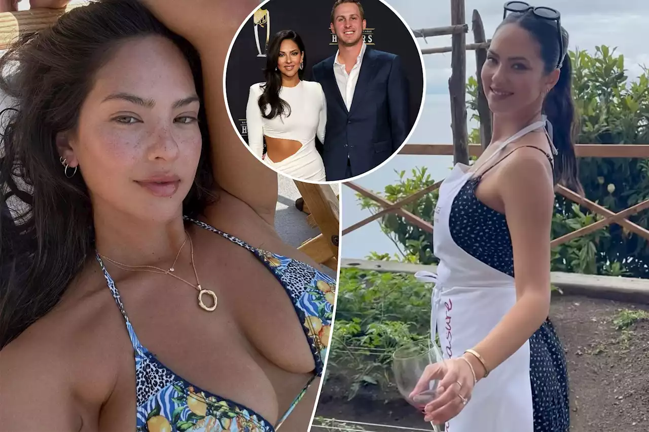 Jared Goff and model fiancée Christen Harper savor Italian getaway before Lions training camp