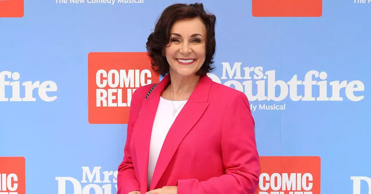 Strictly's Shirley Ballas looks glam in sky high heels despite ankle bandage