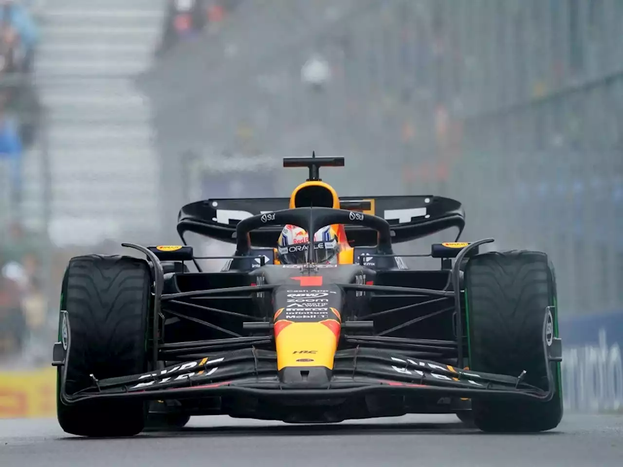 Verstappen wins pole in Canada on wet track as he chases Senna in win column