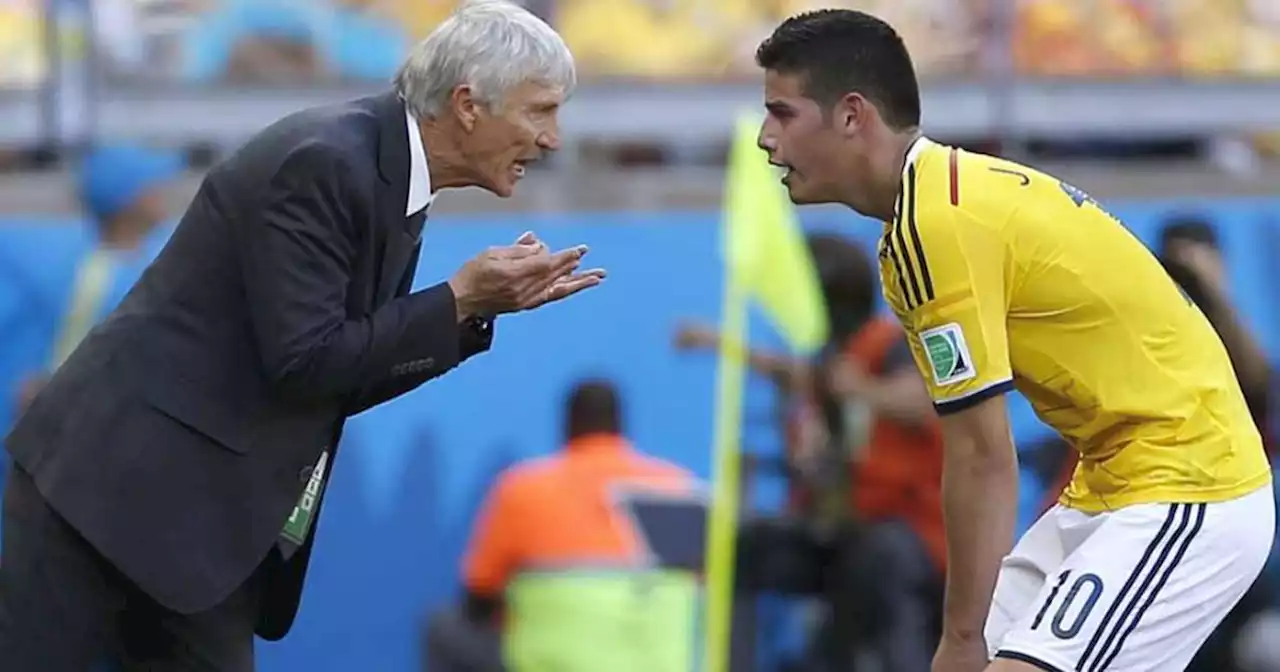 James Rodríguez salpicó a la Federación por la salida del profe Pékerman