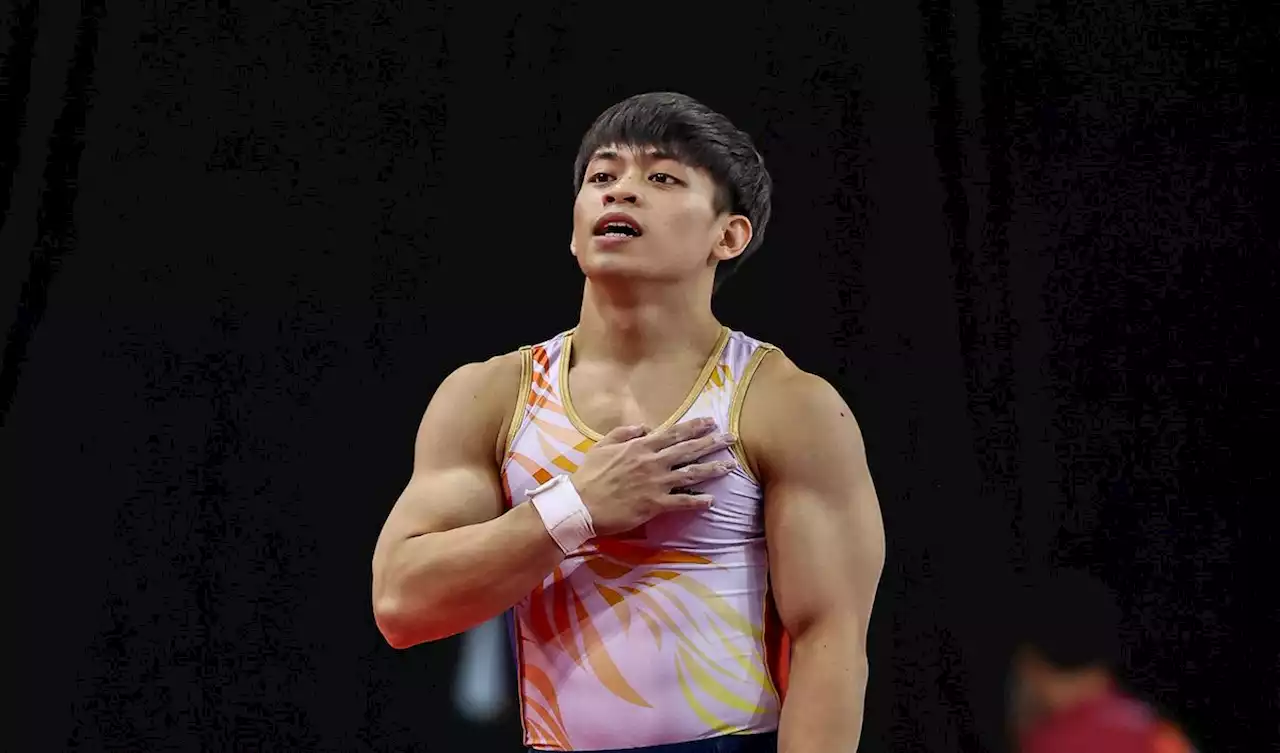 Carlos Yulo defends vault crown in Asian championships despite stumble