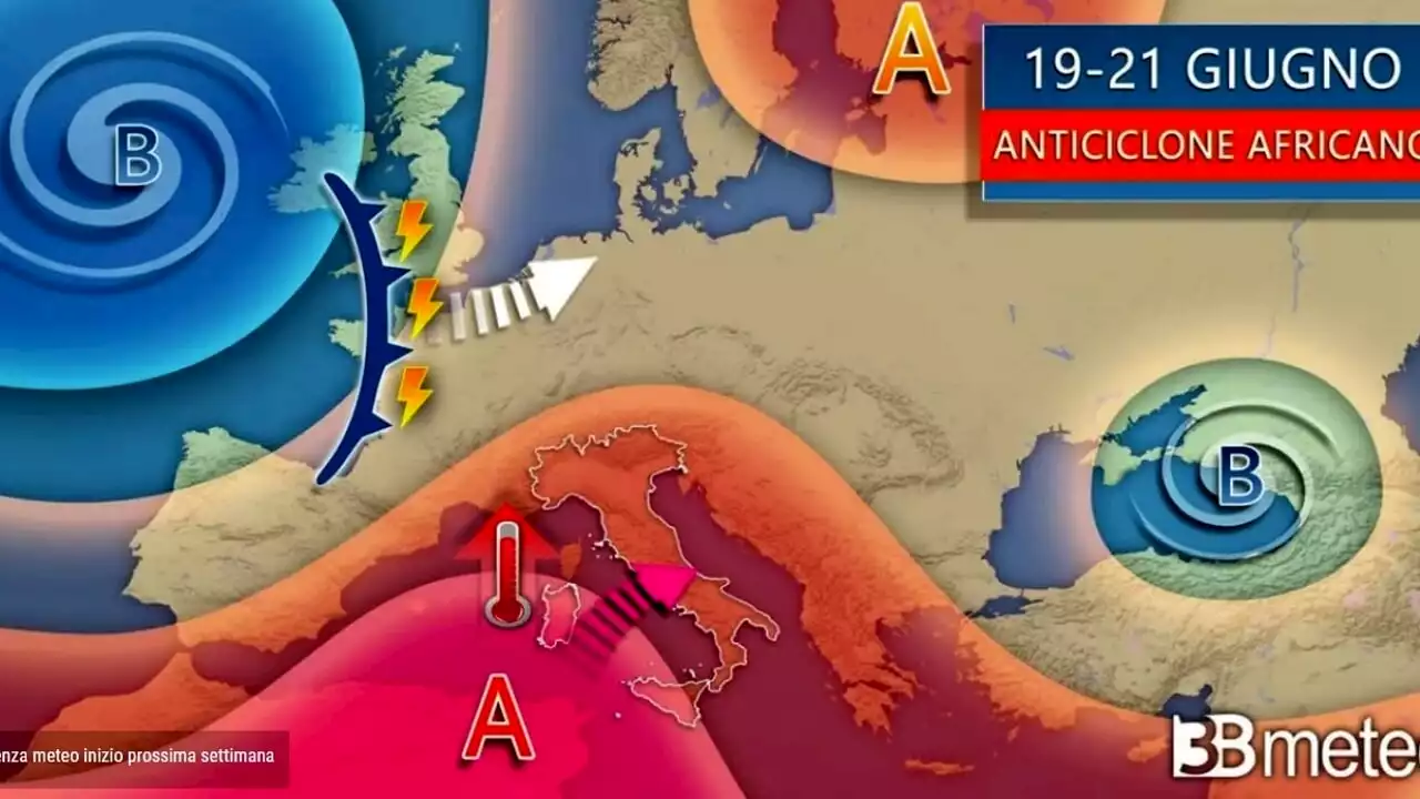 Temperature in salita e caldo torrido, ma poi cambia tutto