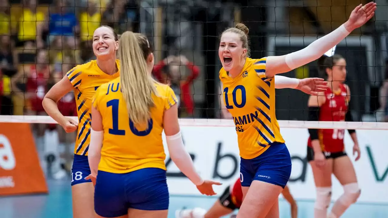 Volleyboll: Sveriges semifinalmotståndare spikad – inleder hemma