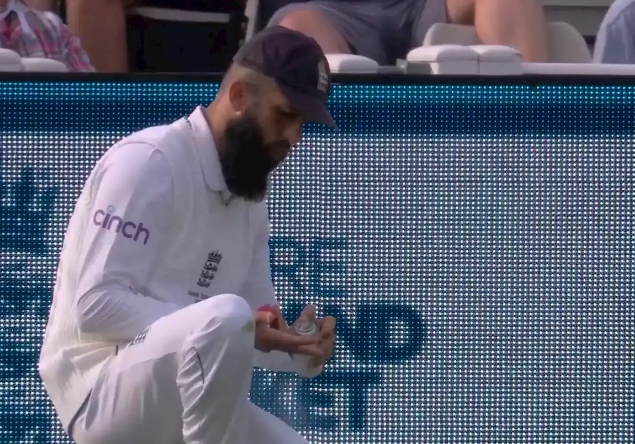 Moeen Ali punished after being caught spraying substance on his hand during Ashes Test