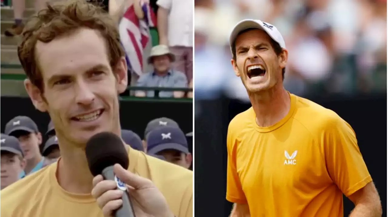 'Oh my God!' - Andy Murray surprised by his four children after winning Nottingham title