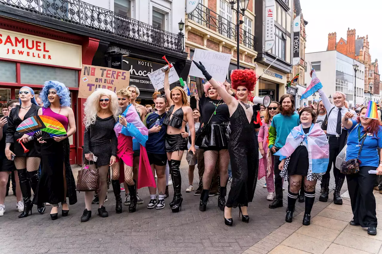 Lincoln stands united ❤️🌈: Counter-protest drowns out anti-trans activists