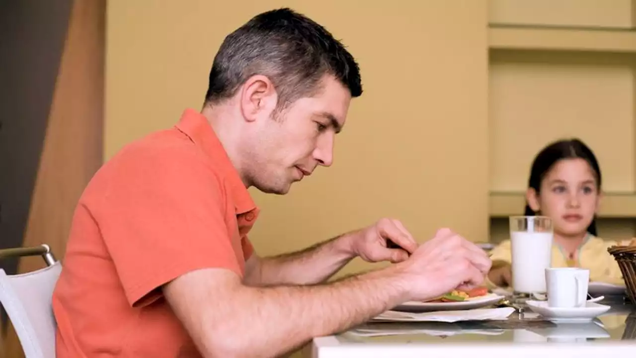 Family Kind Of Concerned At How Fast Dad Ate Father’s Day Gift