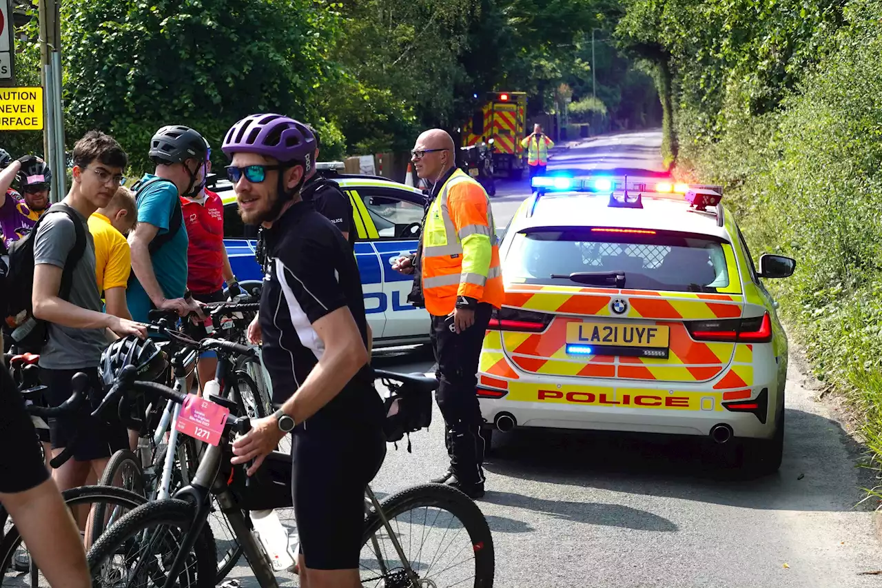 Cyclist dies during London to Brighton charity bike ride sparking police probe