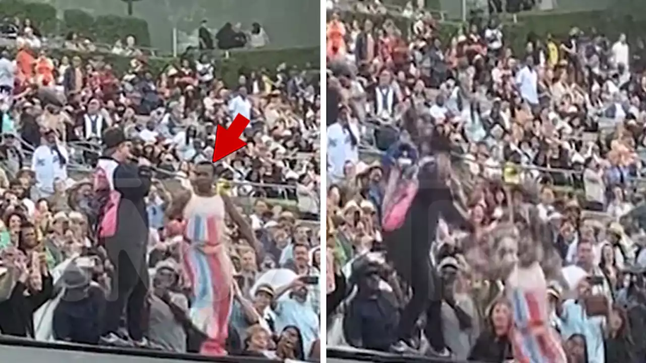 Hollywood Bowl Jazz Fest Fan Crashes Through Canopy, Inches Away from Singer