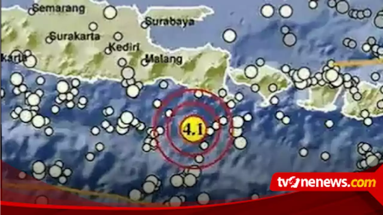 Gempa M 4,1 Guncang Jember, Tak Berpotensi Tsunami