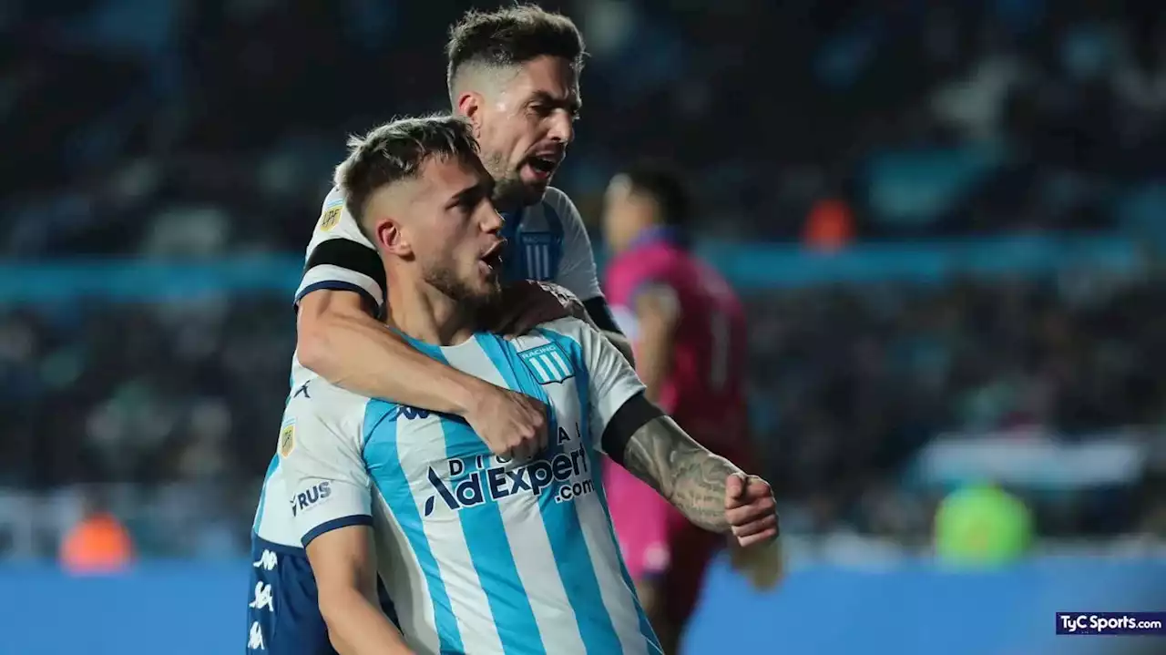 Racing vs. Vélez, por la Liga Profesional: resultado, resumen y goles - TyC Sports