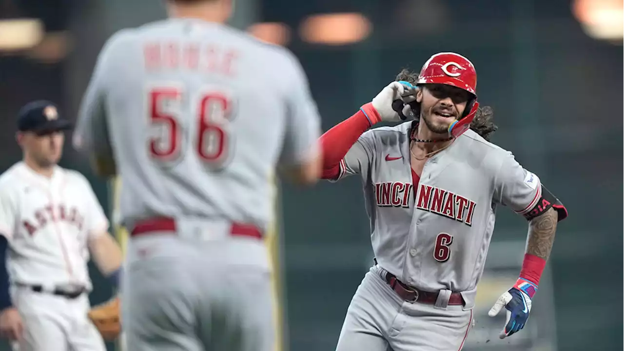 India homers in 10-3 win over Astros; Reds extend longest active winning streak in MLB