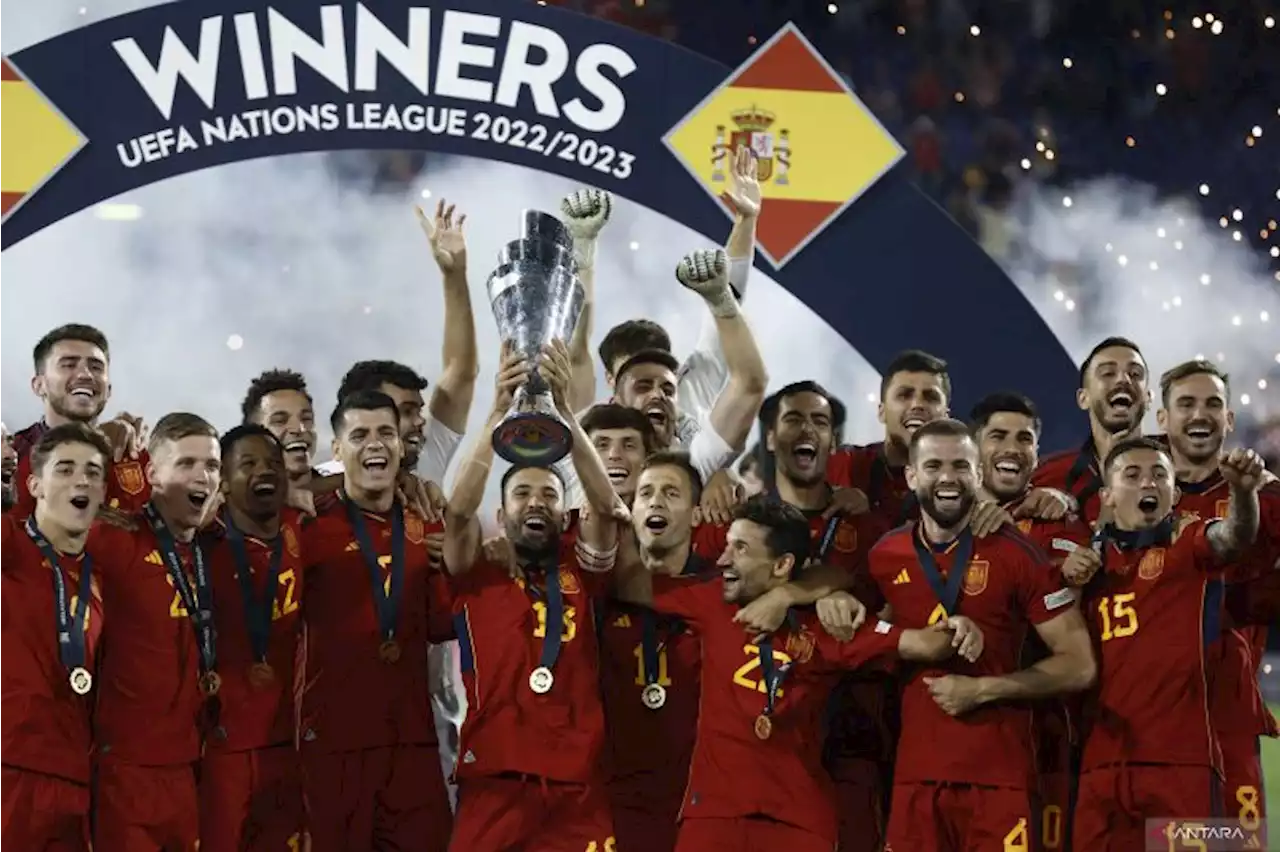 Kalahkan Kroasia lewat adu penalti, Spanyol juara UEFA Nations League