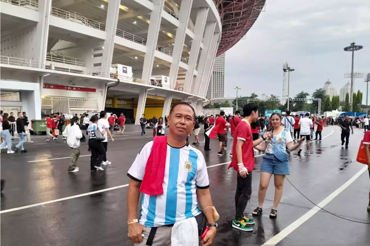 Penonton puas dengan manajemen kerumunan pada laga lawan Argentina