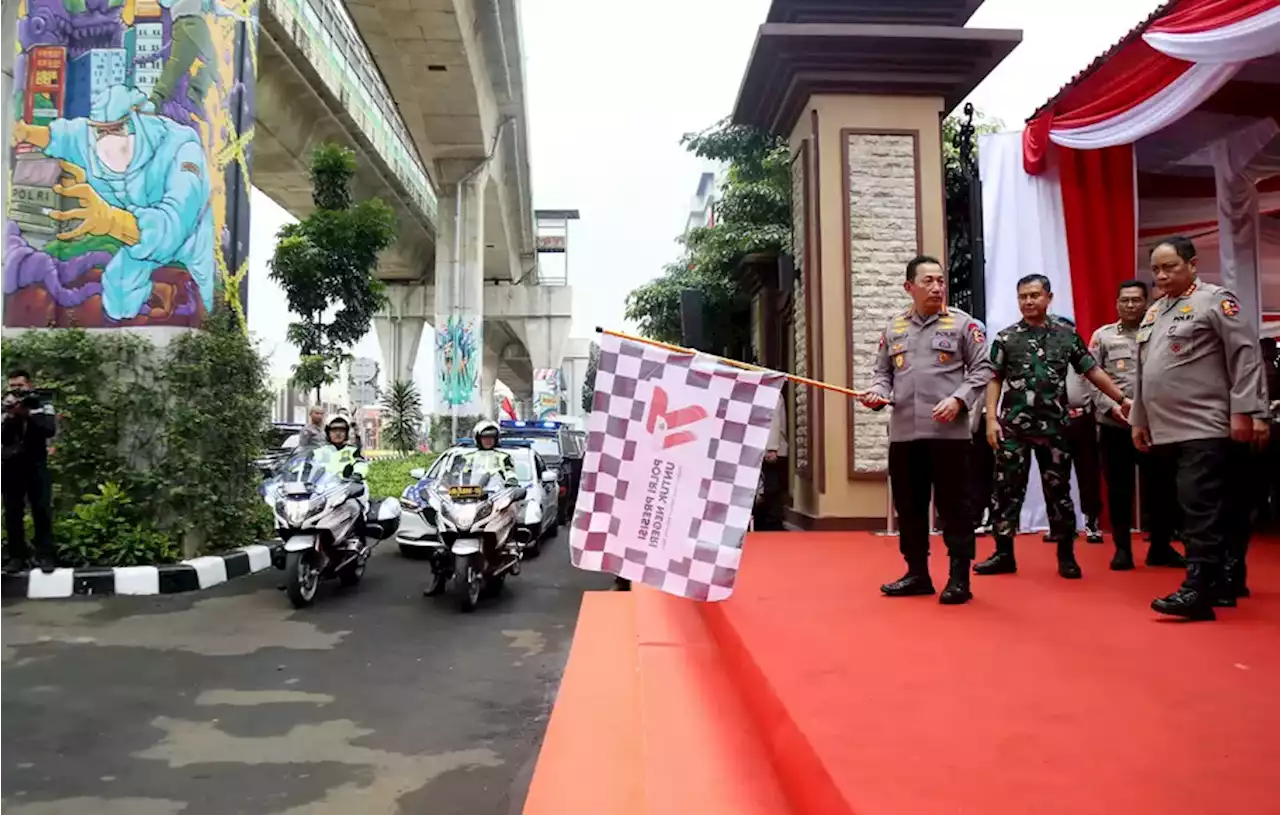 Kapolri Lepas Distribusi 322.085 Paket Bansos Jelang Hari Bhayangkara